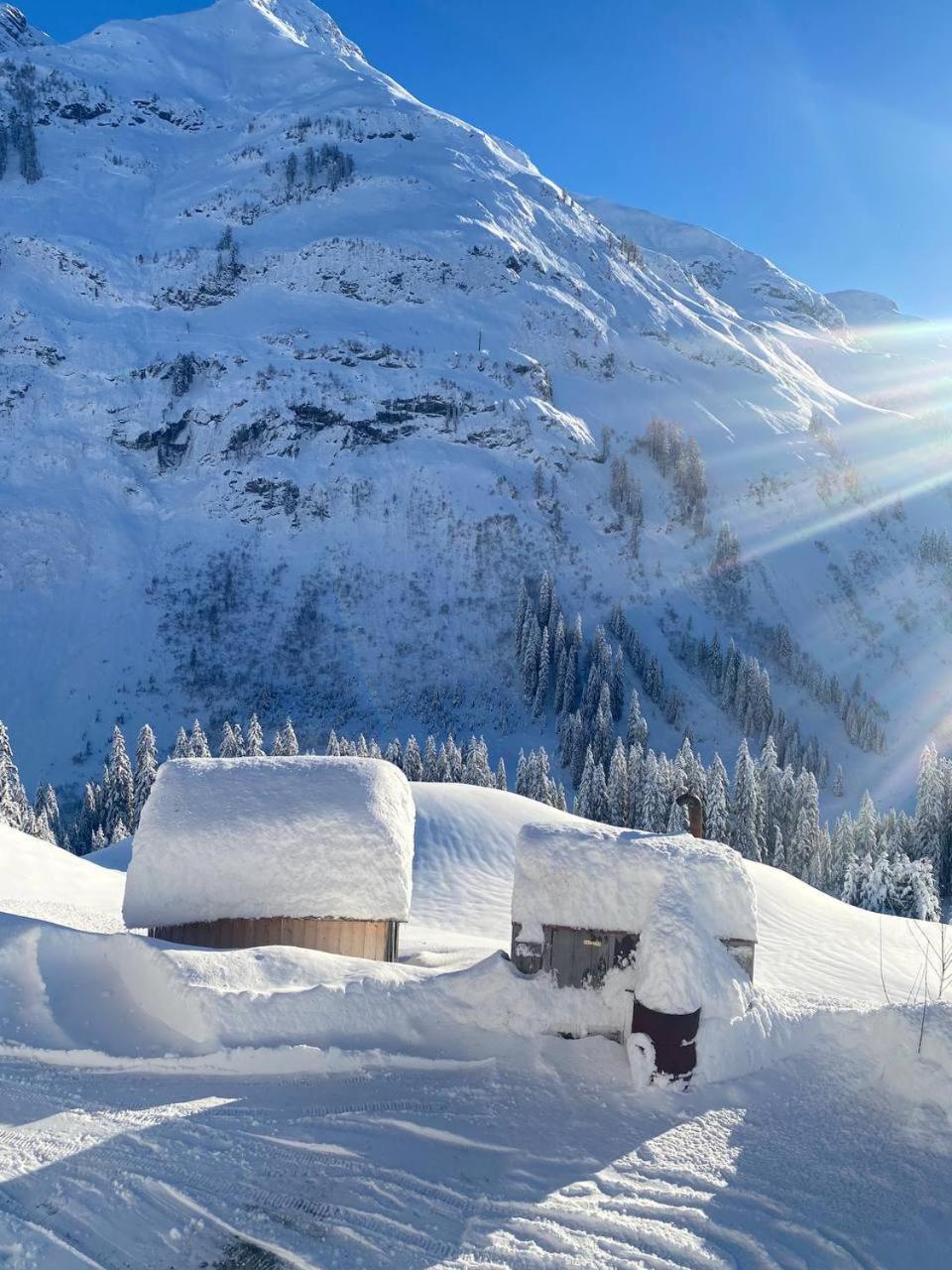 Aelpler Stuba Appartements Am Laerchenhof Warth  Luaran gambar